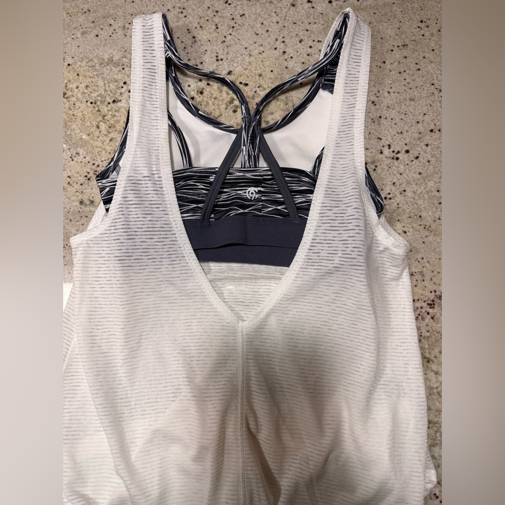 Champion Black and White Sports Bra